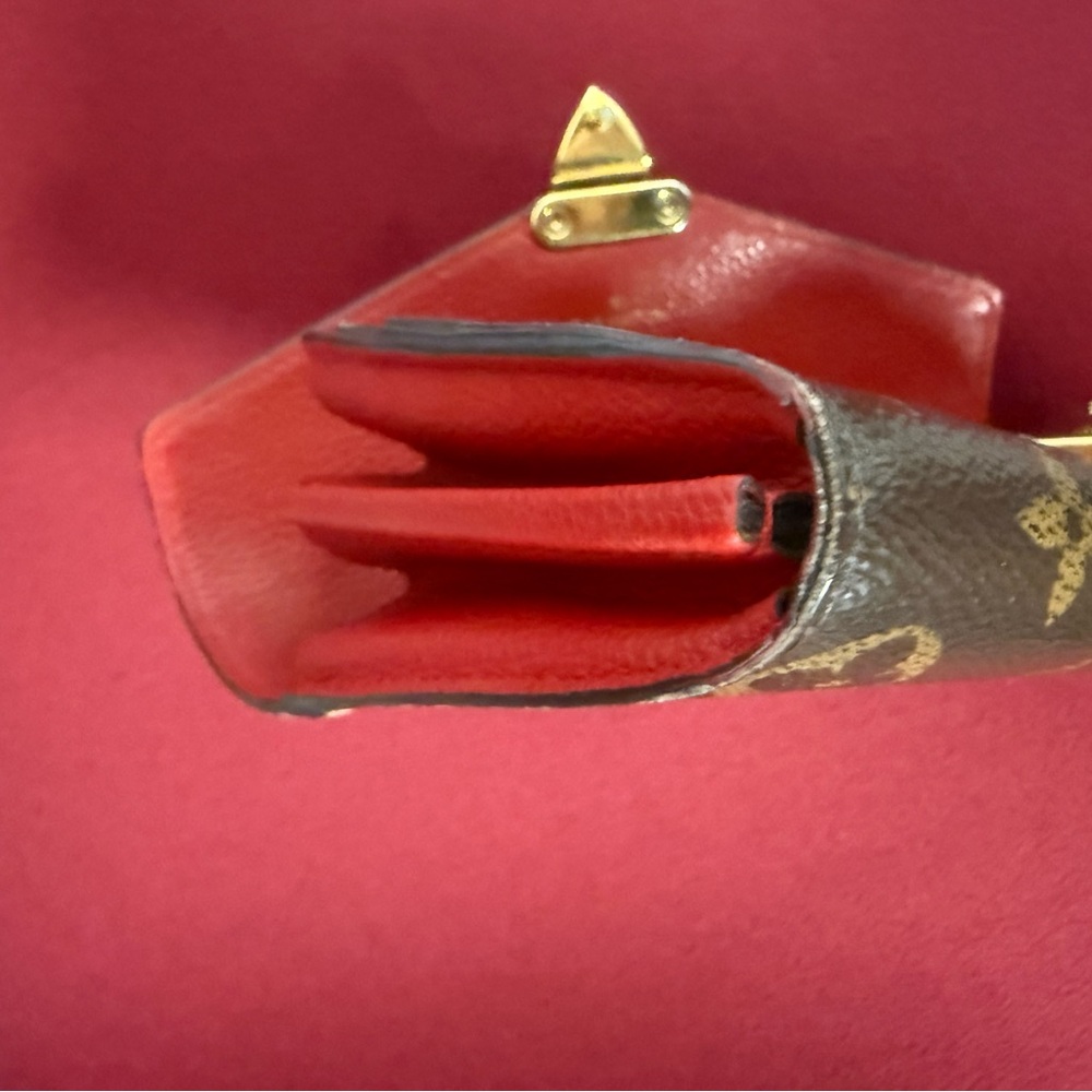 Louis Vuitton Authenticated Pallas Monogram and Red Wallet - Picture 8 of 16